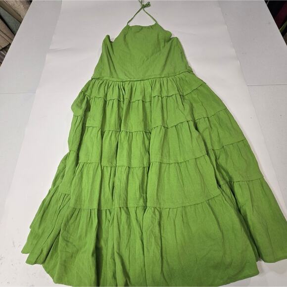 Free People x free-est Somewhere Sunny Maxi Dress in Kiwi - Picture 2 of 11